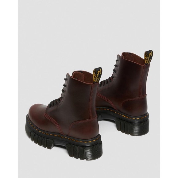 Free People x Dr. Martens Audrick Brando Leather Platform 8-Eye Lace Up Boots - Picture 5 of 12